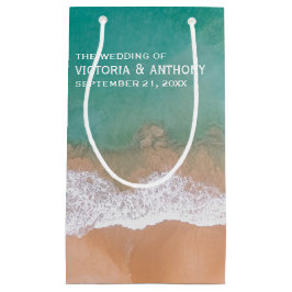 Bolsa De Regalo Pequeña Ola oceánica, Favor de la Boda Playa