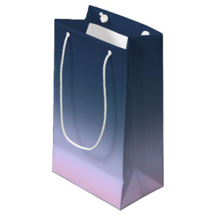 Bolsa De Regalo Pequeña Ombre rosa azul.
