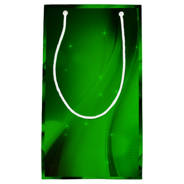 Bolsa De Regalo Pequeña Onda esmeralda (Anverso)