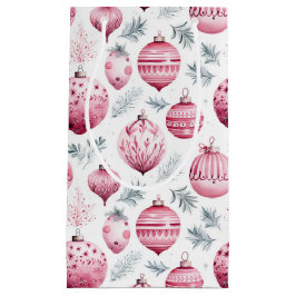 Bolsa De Regalo Pequeña Ornamentos rosas