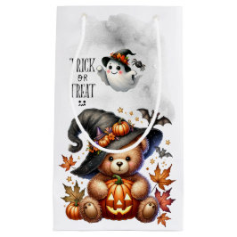 Bolsa De Regalo Pequeña Osito de peluche brujo de Halloween