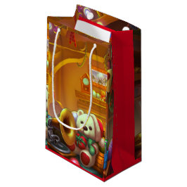 Bolsa De Regalo Pequeña oso de peluche lindo del día de fiesta