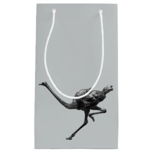 Bolsa De Regalo Pequeña Ostrich dirige arte animal atleta de Guay