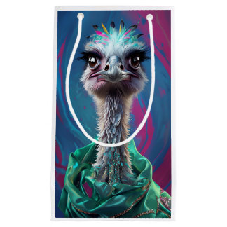 Bolsa De Regalo Pequeña Ostrich themed 