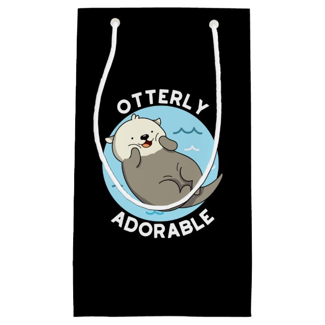 Bolsa De Regalo Pequeña Otter Pun (Anverso)