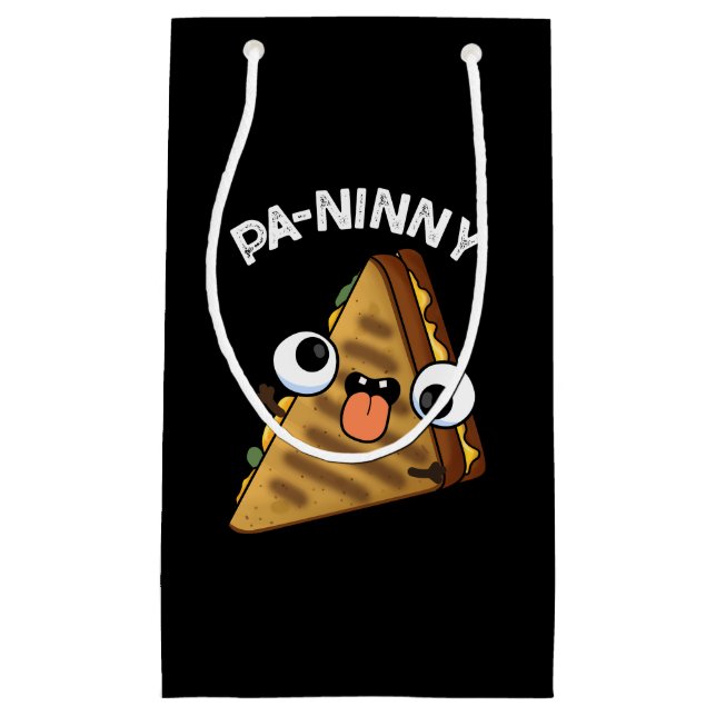 Bolsa De Regalo Pequeña Pa-ninny Funny Panini Pun Dark BG (Anverso)