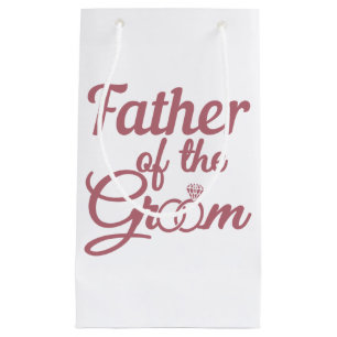 Bolsa De Regalo Pequeña Padre De La Familia Del Boda Del Cebollo