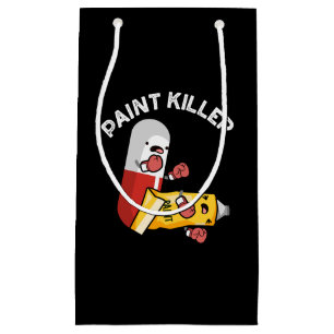 Bolsa De Regalo Pequeña Paint Killer Funny Pill Pun Dark BG
