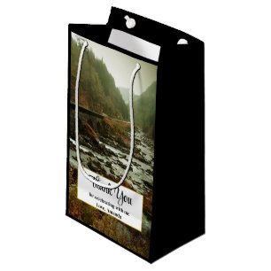 Bolsa De Regalo Pequeña Paisaje de los bosques y ríos otoñales gracias