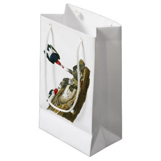 Bolsa De Regalo Pequeña Pájaros dirigidos rojos América de Juan Audubon de