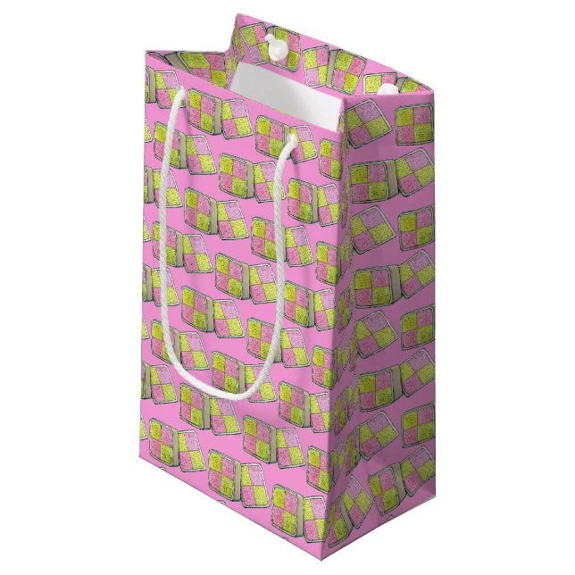 Bolsa De Regalo Pequeña Panadería británica de pastelitos de mariscos de B (Angulo Anverso)