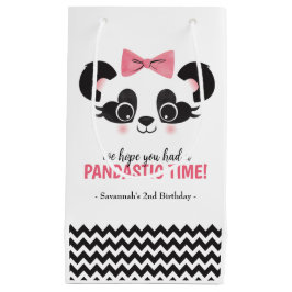 Bolsa De Regalo Pequeña Panda Bear Favor de la fiesta de cumpleaños de las
