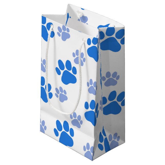 Bolsa De Regalo Pequeña Papas de perro Imprimir simples cachorros de amant (Angulo Anverso)
