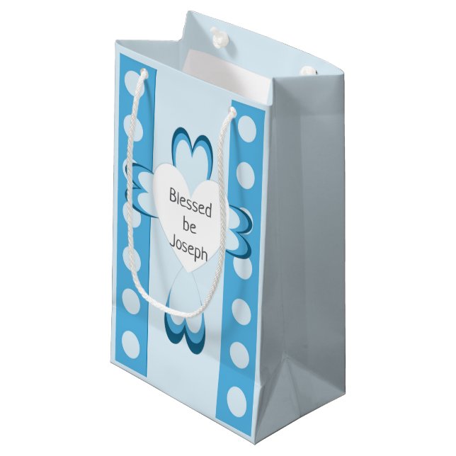 Bolsa De Regalo Pequeña Papel de envolvimiento bendito (Angulo Anverso)