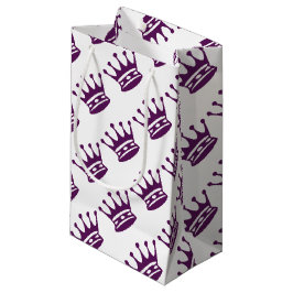 Bolsa De Regalo Pequeña Papel de regalo púrpura de la corona