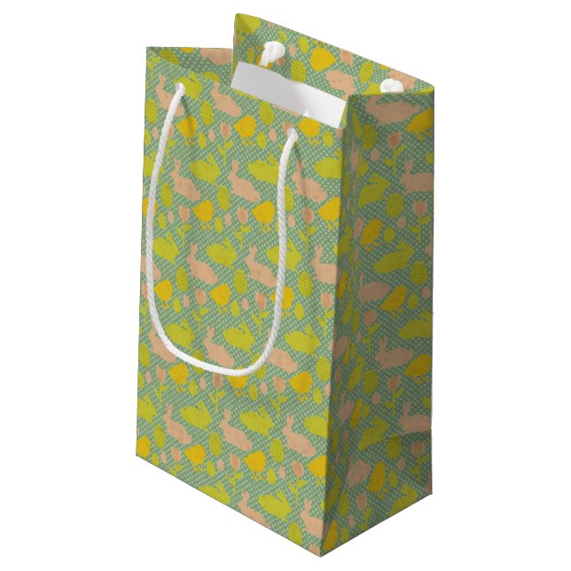 Bolsa De Regalo Pequeña Papel pintado de Pascua (Angulo reverso)