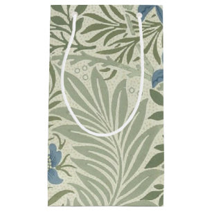 Bolsa De Regalo Pequeña Papel pintado floral Larkspur de William Morris