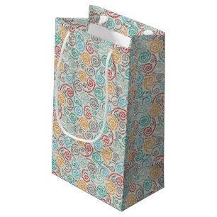 Bolsa De Regalo Pequeña Papel rumpled suposición del bordado
