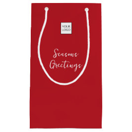 Bolsa De Regalo Pequeña Paquete comercial de promoción de logotipos rojos