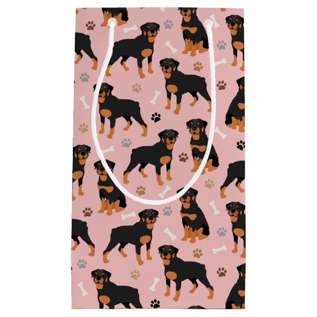 Bolsa de regalo pequeña para bolas de perro y pata (Anverso)