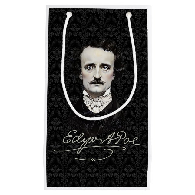 Bolsa de regalo pequeña para Edgar Allan Poe Hallo (Anverso)