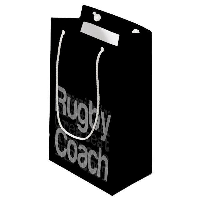 Bolsa de regalo pequeña para entrenador de rugby E (Angulo Anverso)