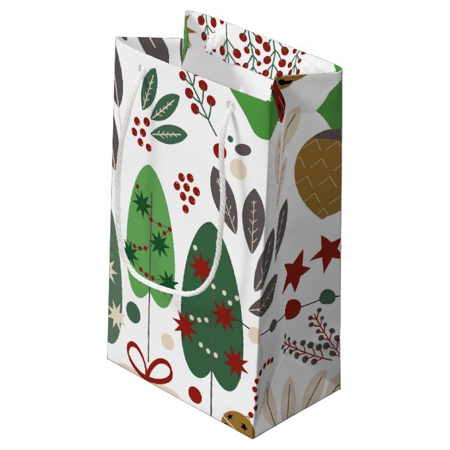 Bolsa de regalo pequeña para feriado botánico capr (Angulo reverso)