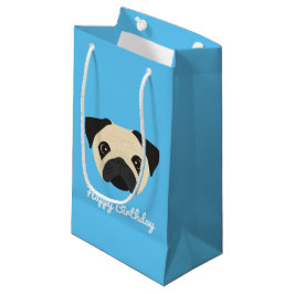Bolsa de regalo pequeña para pug