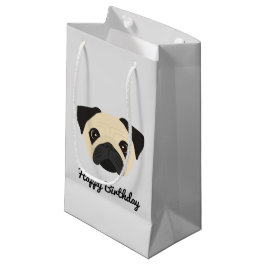 Bolsa de regalo pequeña para pug