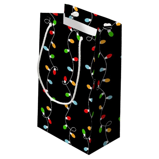 Bolsa De Regalo Pequeña Para regalar luces de Navidad (Angulo reverso)