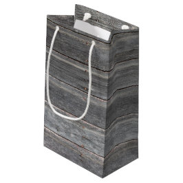 Bolsa De Regalo Pequeña Pared de madera resistida rústica