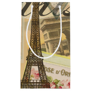 Bolsa De Regalo Pequeña París Francia Viajes de arte colorido
