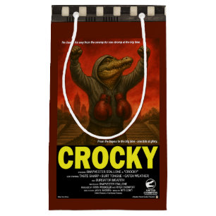 Bolsa De Regalo Pequeña Parodia de película clásica Crocky