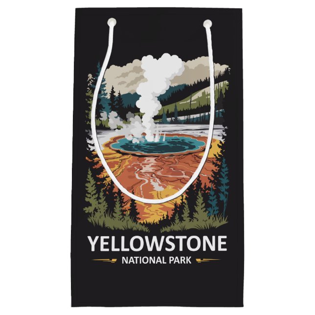 Bolsa De Regalo Pequeña Parque nacional Yellowstone Primavera caliente (Anverso)