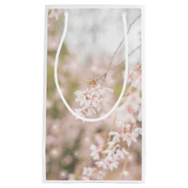 Bolsa De Regalo Pequeña Parques de cerezo con llanto brillante