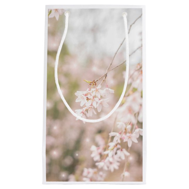 Bolsa De Regalo Pequeña Parques de cerezo con llanto brillante (Anverso)