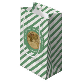 Bolsa De Regalo Pequeña Partido Temático del Mapa del Hemisferio Oriental 