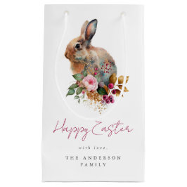 Bolsa De Regalo Pequeña Pascua floral acuarela