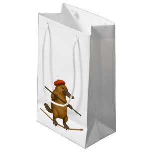 Bolsa De Regalo Pequeña Paseante de cuerda floja ornitorrinco Plato
