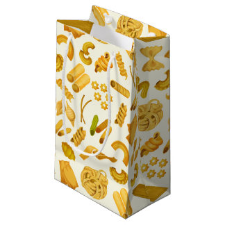 Bolsa De Regalo Pequeña pasta fresca patrón de baldosas fiesta