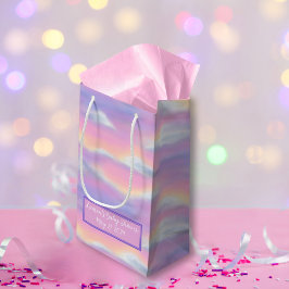 Bolsa De Regalo Pequeña Pastel Rainbow Sky Baby Shower