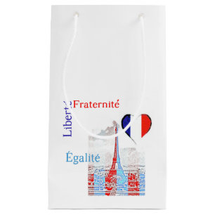 Bolsa De Regalo Pequeña Patriótico francés