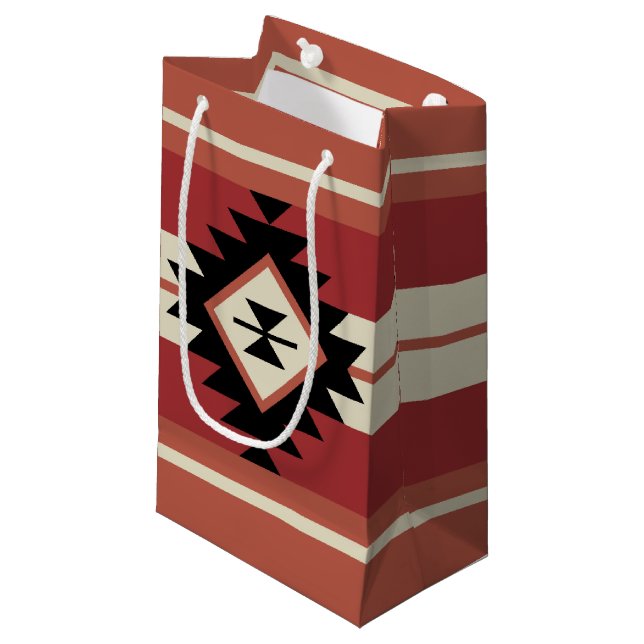 Bolsa De Regalo Pequeña Patrón azteca (Angulo Anverso)