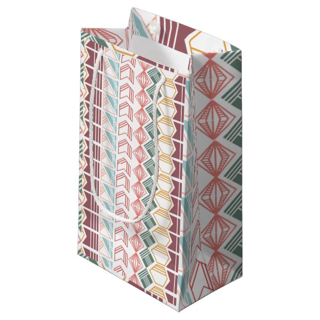 Bolsa De Regalo Pequeña Patrón Boho (Angulo Anverso)