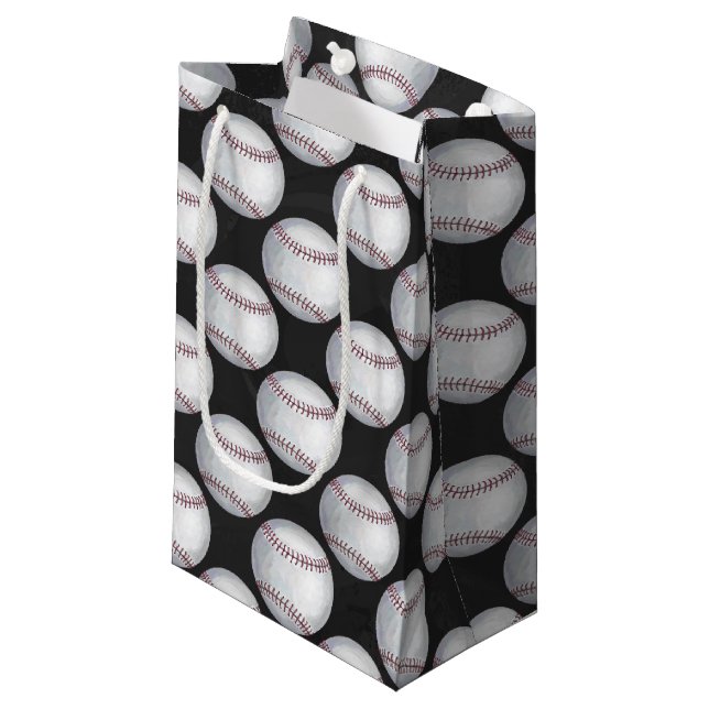 Bolsa De Regalo Pequeña Patrón de béisbol pintado (Angulo Anverso)