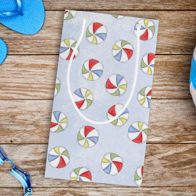 Bolsa De Regalo Pequeña Patrón de bolas de agua de verano (Subido por el creador)