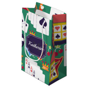 Bolsa De Regalo Pequeña Patrón de Casino