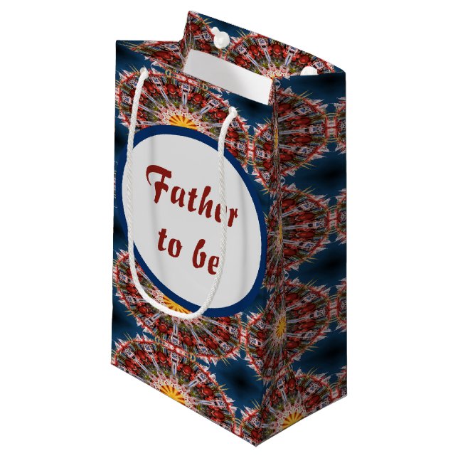 Bolsa De Regalo Pequeña Patrón de círculos abstractos (Angulo Anverso)