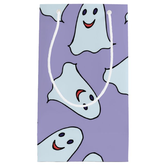Bolsa De Regalo Pequeña Patrón de fantasma (Anverso)