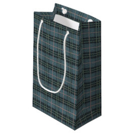 Bolsa De Regalo Pequeña Patrón de franjas azules dibujadas a mano